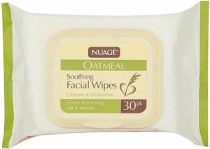 Nuage Oatmeal Soothing Facial Wipes Pack Of 30