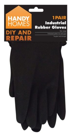 Handy Homes Large Industrial Rubber Gloves