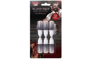 Murder Motel Mini Blood Drop Bottles Pack Of 6