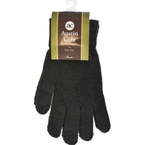 Austin Cole One Size Black Classic Men's Gloves