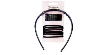 Glamorize Black Hair Set 20pc