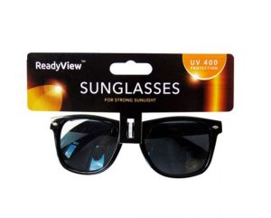 Ready View UV 400 Men's Black Wayfarer Sunglasses