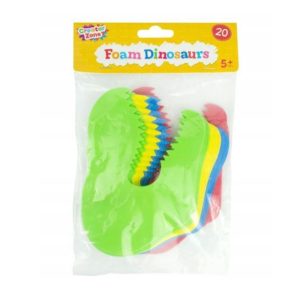 Creator Zone Colours Foam Dinosaurs PACK OF 20