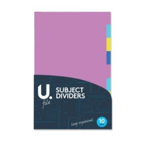 U. Plastic Dividers 10 Pack Of 10