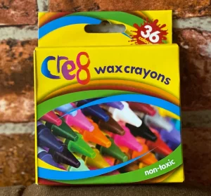 Cre8 Wax Crayons Pack Of 36