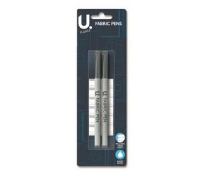 U. Fabric Pens With Labels Pack Of 2