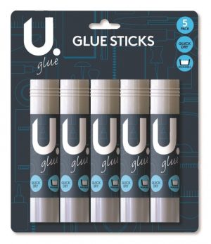 U. Glue Stick Set 10G PACK OF 5