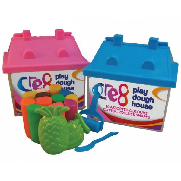 Cre8 Play Dough House Set 10pc