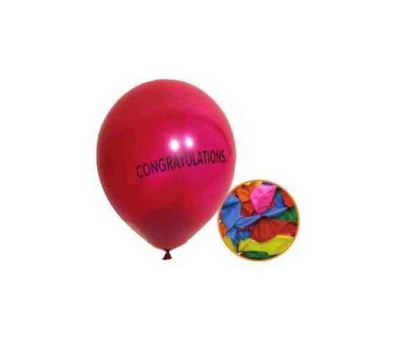 Premium Congratulation balloons pack of 12