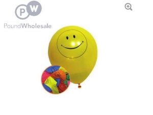 Smiley Balloons Pack Of 12