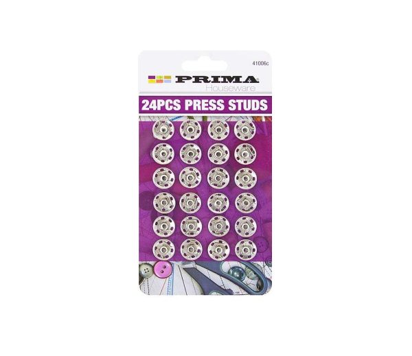 Premium Prima press studs 24pc