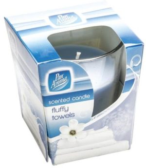 Pan Aroma Fluffy Towels Scented Glass Candle