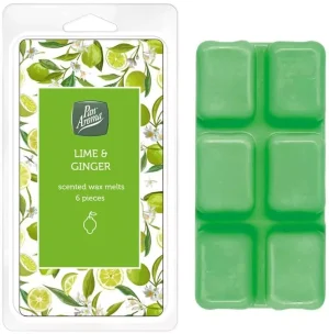 Pan Aroma Lime & Ginger Scented Wax Melts Pack Of 6