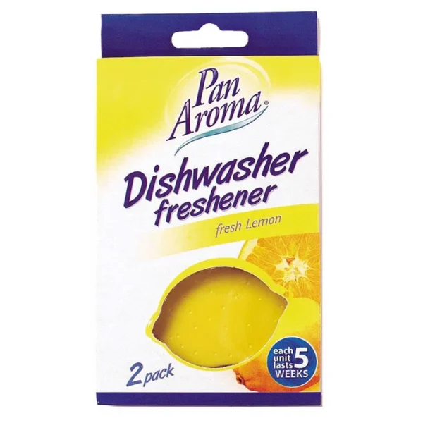 Premium Pan aroma fresh lemon dishwasher freshener pack of 2