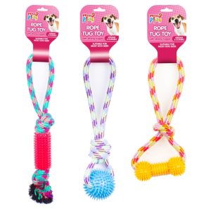 Pets Play Strong Spiky Rope Tug Dog Toy