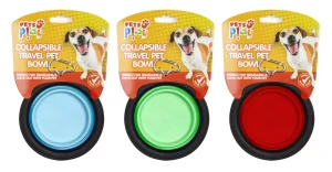Pets Play Collapsible Travel Pet Bowl