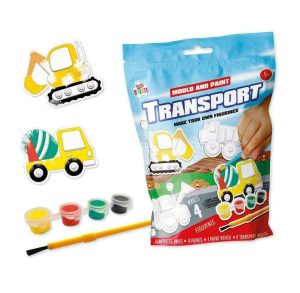 Kids Create Mould & Paint Transport Figurines