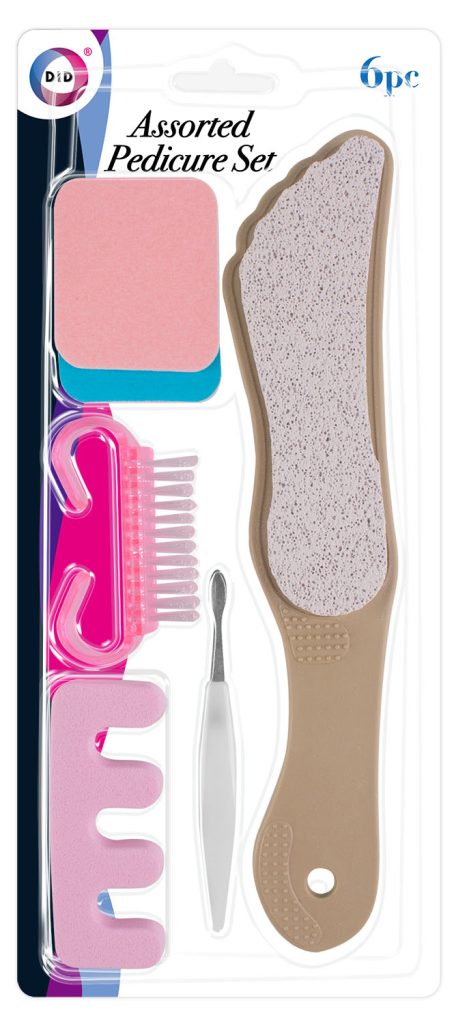 DID Assorted Pedicure Set 6pc