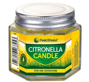 Pestshield Hexagon Citronella Jar Candle 60g