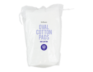 Simply Soft Oval 100% Cotton Pads Pack Of 60