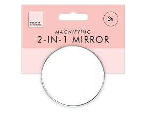 Forever Beautiful 3X Magnifying 2-in-1 Makeup Mirror