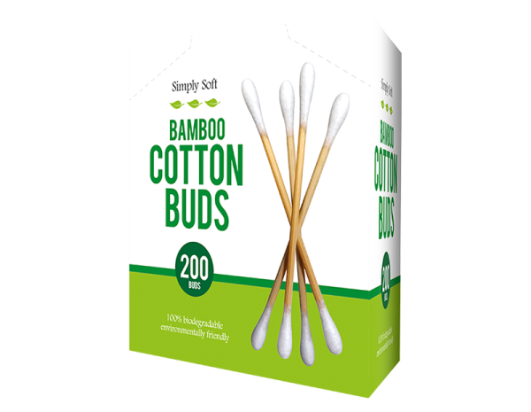 Simply Soft Bamboo Cotton Buds Pack Of 200