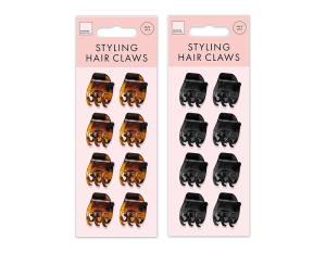 Forever Beautiful Small Styling Hair Claws Pack Of 8