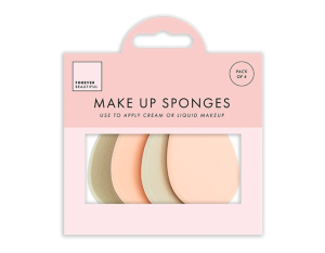 Forever Beautiful Makeup Sponges Pack Of 4