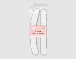 Forever Beautiful White 6-Way Nail Buffer Pack Of 2