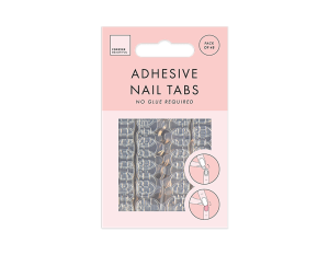 Forever Beautiful Assorted Super Adhesive Nail Tabs Pack Of 48