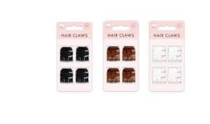 Forever Beautiful Small Hair Claws Pack Of 4