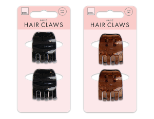 Forever Beautiful Basic Hair Claws Pack Of 2