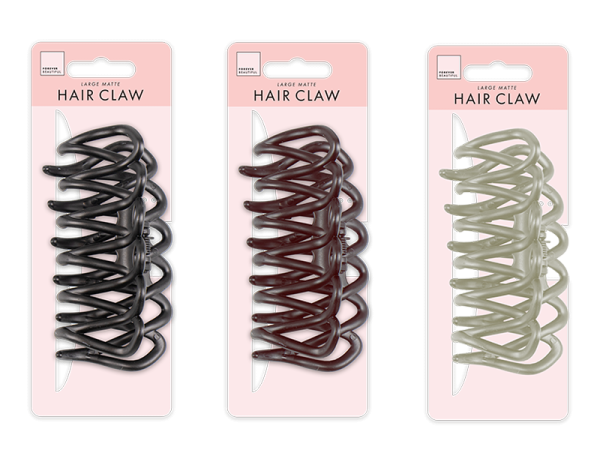 Premium Forever beautiful large matte hollow hair claw clip