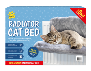 Kingdom Faux Fur Cat Radiator Bed 46cm X 30cm