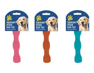 Kingdom Squeaky Stick Dog Toy