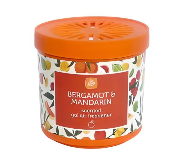 Premium Pan aroma bergamot & mandarin scented gel air freshener 190g