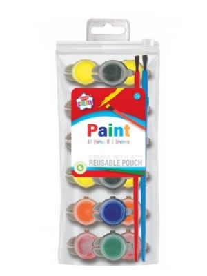 Kids Create Paint & Paint Brush Set 20pc