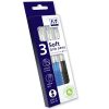 Premium Soft grip pens pack of 3