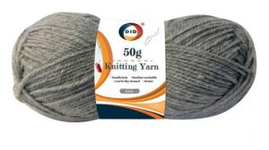 DID Grey Knitting Yarn 50g