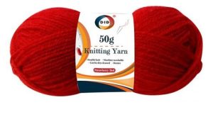 DID Strawberry Red Knitting Yarn 50g