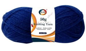 DID Navy Blue Knitting Yarn 50g