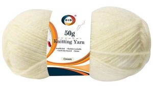 DID Cream Knitting Yarn 50g