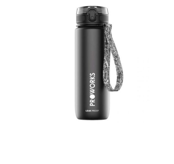 Proworks Leakproof Sports Water Bottle Black 1l