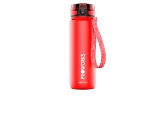 Proworks Leakproof Sports Water Bottle Oxy Red 1l