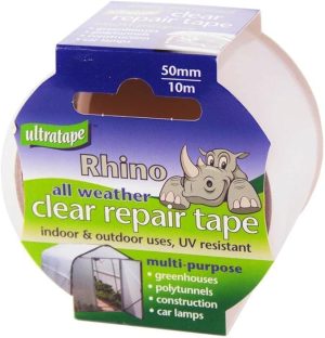 Ultratape All Weather Clear Repair Tape 50mm X 10m