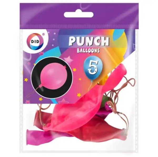 Premium Did punch balloons pack of 5