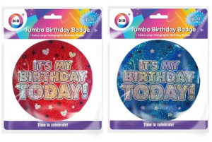 DID Jumbo Birthday Badge