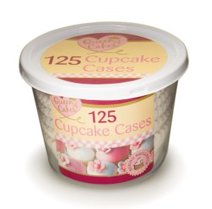 QUEEN OF CAKES CUPCAKE CASES PACK OF 125