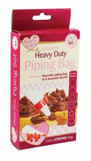 Queen Of Cakes Reusable Heavy Duty Piping Bag Set