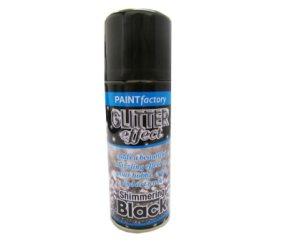 Paint Factory Creative Black Glitter